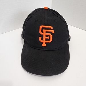 San Francisco Giants MLB Black Velcro Strapback Hat OC Sports OSFM